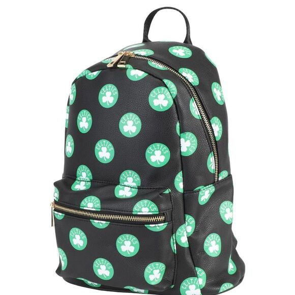 Black and Green Patterned Backpack - Picture 1 of 16